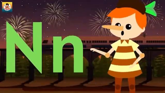 Colorful and Entertaining ABC Apple Cat Song for Children смотреть онлайн