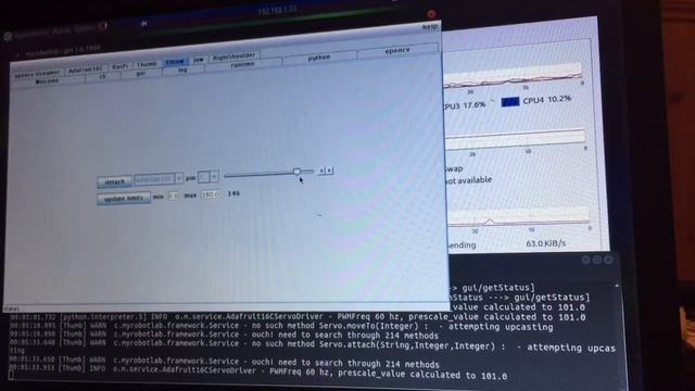 MyRobotLab PCA9685 Raspberry Pi I2C servo control смотреть онлайн