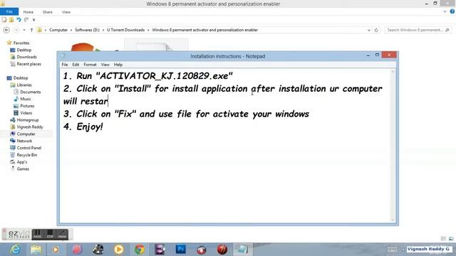 windows 8 permanent activator plus customization смотреть онлайн
