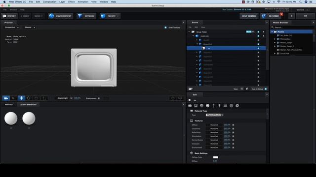 Element 3D: adding different textures to the same object смотреть онлайн