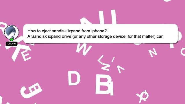 How to eject sandisk ixpand from iphone? смотреть онлайн