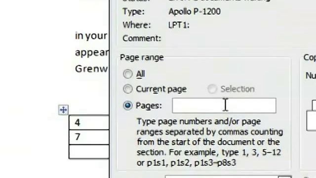 How to Quickly print individual pages in Microsoft Word 2007 смотреть онлайн