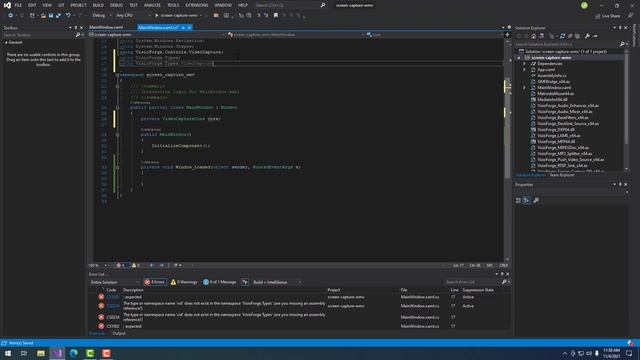 5 lines of code | Screen capture to WMV file in C# смотреть онлайн