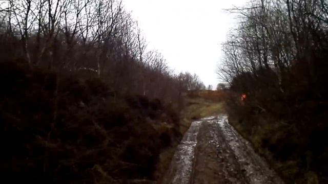 Land Rover Defender 90 pickup RTV Off Road Trial feb 14 West Woodburn смотреть онлайн
