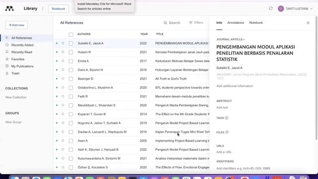 Cara Install Mendeley on MacOS смотреть онлайн