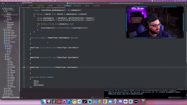 C++ JUCE Coding | Advanced Distortion Plugin Part 1 DSP Full Stream! смотреть онлайн