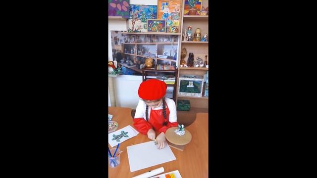 Играем в художественную мастерскую. Я - скульптор. Участник № 1