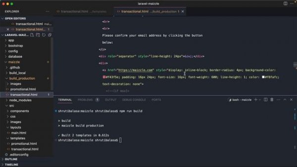 Style your email views with Tailwind CSS using Maizzle