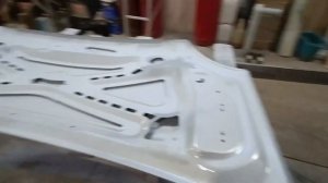 Новый капот для Газели, покраска, установка.