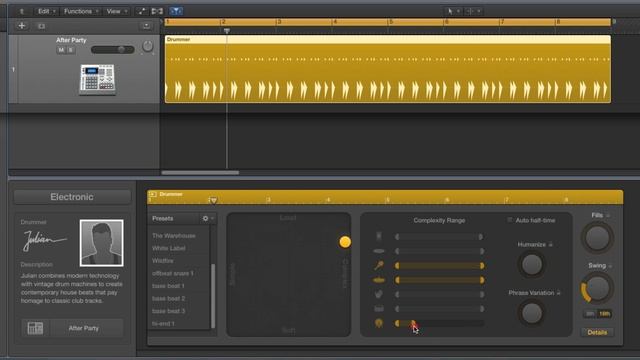 Logic Pro X Electronic Drummer tracks tutorial 2/10 смотреть онлайн