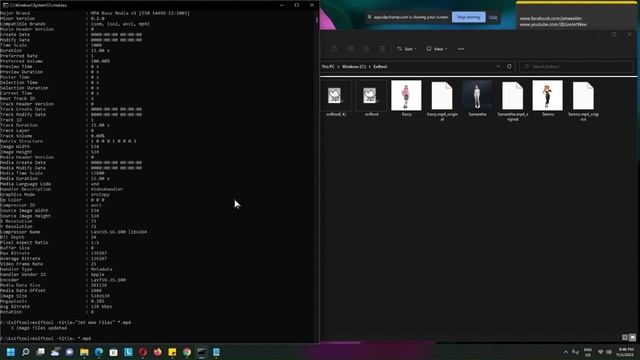 Use Exiftool On Mp4 Video Files ~ Add & Copy Tag On Multiple Files смотреть онлайн