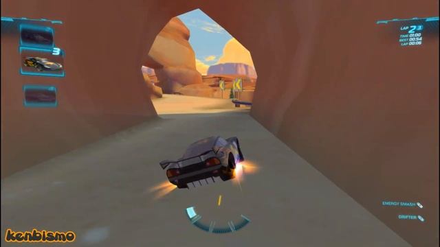 Carbon Fiber Lightning race at Timberline Sprint, Cars 2 The Video Game PC Gameplay 1080p HD смотреть онлайн