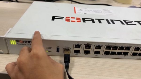 Factory reset Fortinet 100E (Hard Reset)