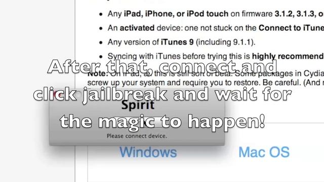 Jailbreak Iphone 3gs MC Model 3.1.3 on Windows, Mac Or Linux смотреть онлайн