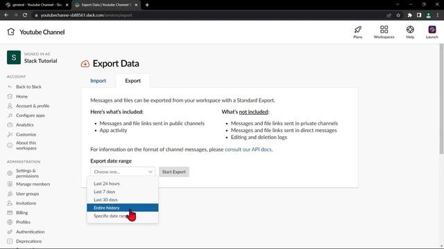 How to Download and Export a Conversation on Slack смотреть онлайн