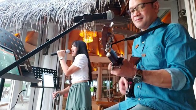 Lost Stars by Maroon 5 (cover) Over The Moon Duo - Added Drums and Bass | Roland GR-55 смотреть онлайн