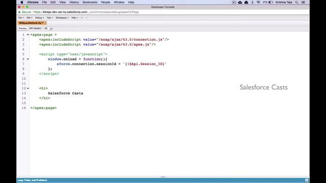 Exposing Apex method as SOAP web services | Preview смотреть онлайн