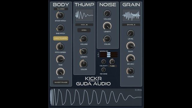 GuDa Audio updates KickR with new grain section and Mac M1 support смотреть онлайн