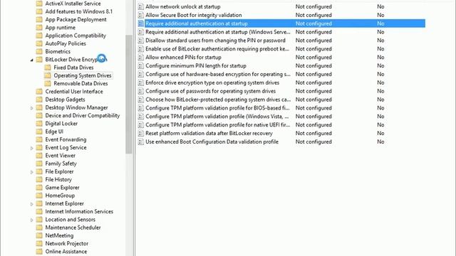 Windows 8.1: Enable BitLocker Drive Encryption (with or without TPM) смотреть онлайн
