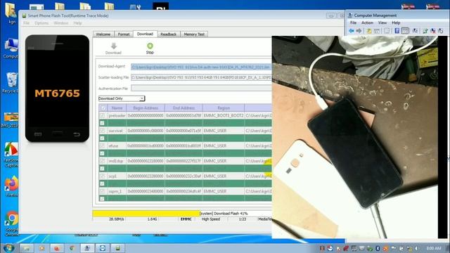 How To Flash Vivo Y93 With SP Flash Tool, DA File, Auth. File Full Guid смотреть онлайн