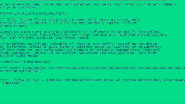 rainbow BSOD on windows vista! смотреть онлайн