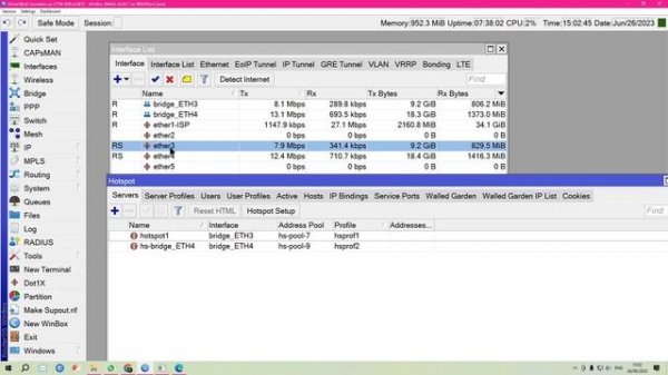logged out host removed mac roaming to other hotspot server
