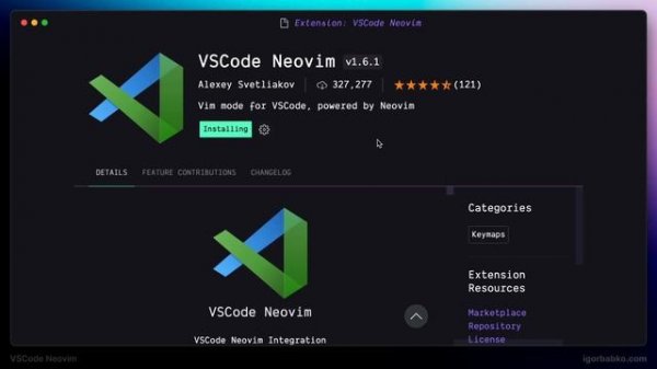 VSCode Neovim Extension - Installation (1/10)