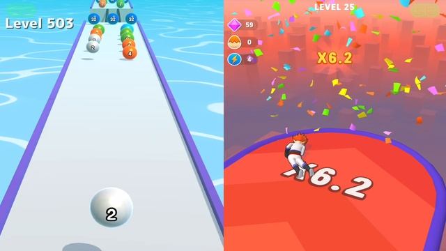 Ball Run 2048 Vs Monster Squad Rush - Android iOS Gameplay Walkthrough - Mobile Games - 161 смотреть онлайн