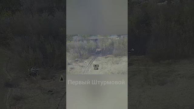 ⚡️СВО 18+ Кладбище уничтоженной техники противника ВСУ в Курской области. смотреть онлайн
