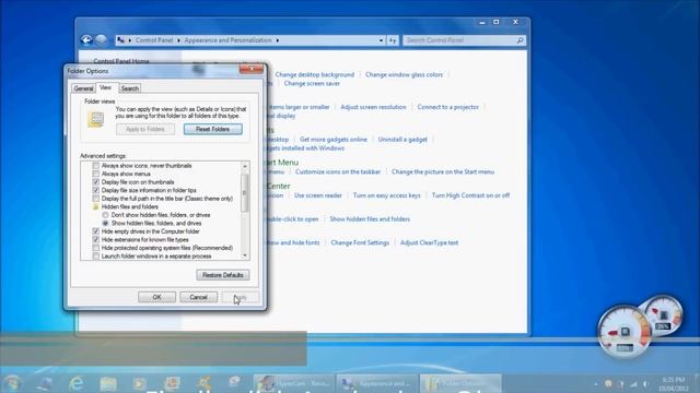 How to View/Show Hidden Files and Folders in Windows 7 смотреть онлайн