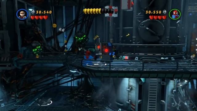 LEGO Marvel Super Heroes 100% Walkthrough Part 3: Exploratory Laboratory Story Mode, 2 Player смотреть онлайн
