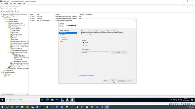 Applocker applied via Server 22 Domain GPO to block applications on Windows 11 client смотреть онлайн