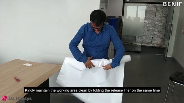 LG Hausys BENIF Cafeteria table refurbishment смотреть онлайн