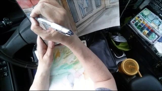Urban Sketching, Store Window, Perspective Study, Part 4 of 8 смотреть онлайн
