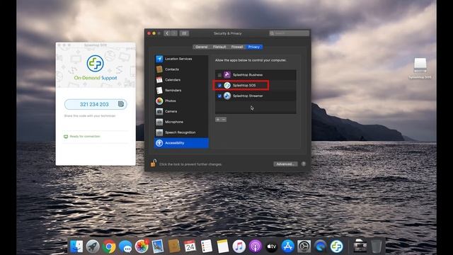 Splashtop SOS Accessibility Settings For Mac смотреть онлайн