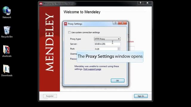 Connection Settings on Mendeley смотреть онлайн