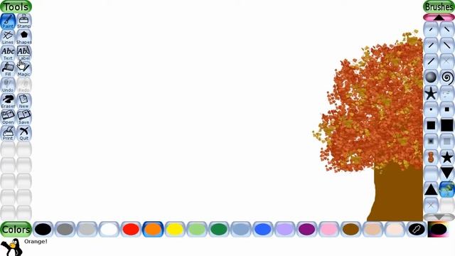 Computer, Activity 4 | Tux Paint смотреть онлайн