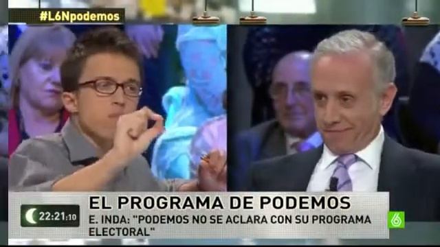 Eduardo Inda no sabe lo que dice y se desespera смотреть онлайн