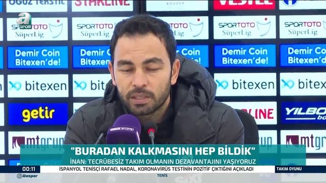 Adana Demirspor 2-0 Galatasaray Selçuk İnan Maç Sonu Basın Toplantısı смотреть онлайн