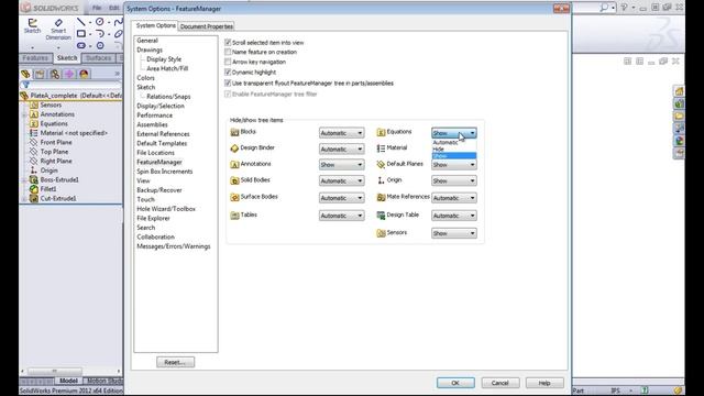 Part 1.9 - Introduction to SolidWorks (Settings and Document Properties) - Compilation смотреть онлайн