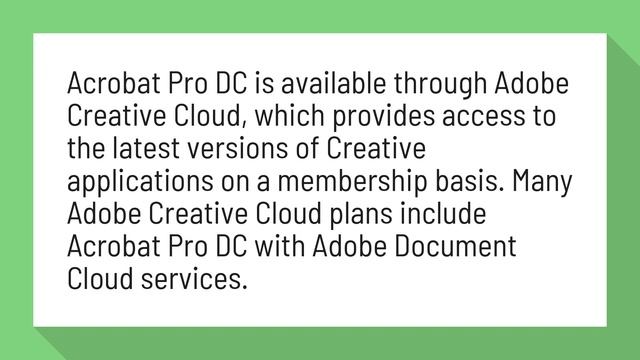 Does Adobe Creative Cloud include Acrobat DC? смотреть онлайн