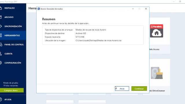 ¿Como crear un dispositivo de arranque con Acronis True Image? смотреть онлайн