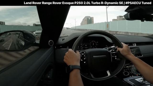 Land Rover Range Rover Evoque P250 2.0L Turbo R-Dynamic SE / #PSAECU Tuned смотреть онлайн