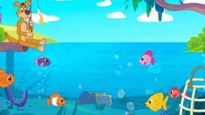 Помоги Шарику поймать рыбок | Простоквашино | Мультфильм для детей