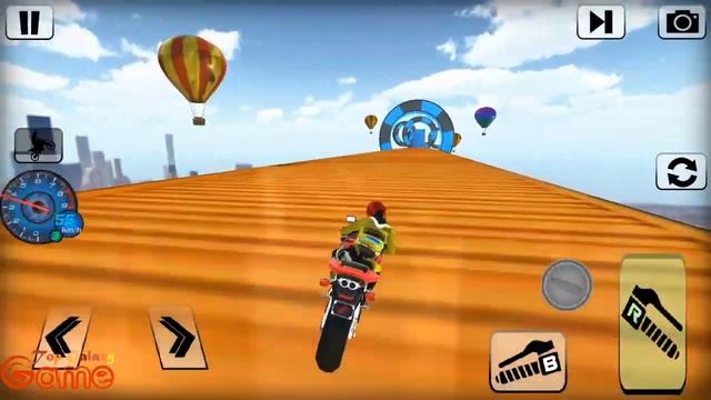 Bike Impossible Tracks Race 3D Motorcycle Stunts | Android GamePlay | Top Galaxy Game смотреть онлайн