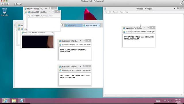 Windows 8 - IE OVERLOAD - Exploit SERVER смотреть онлайн