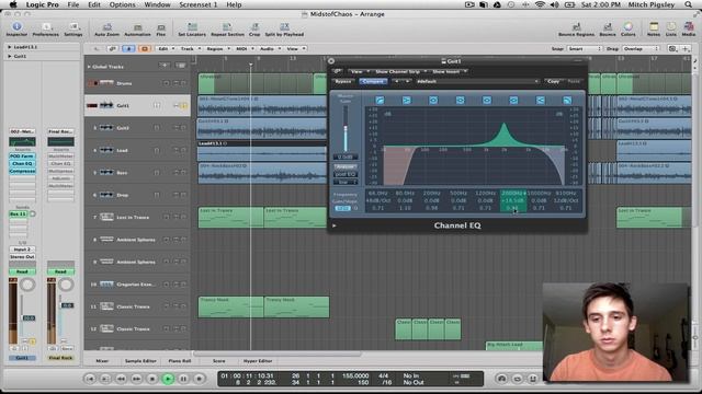 Logic Pro 9 Tutorial - Electric Guitar EQ смотреть онлайн