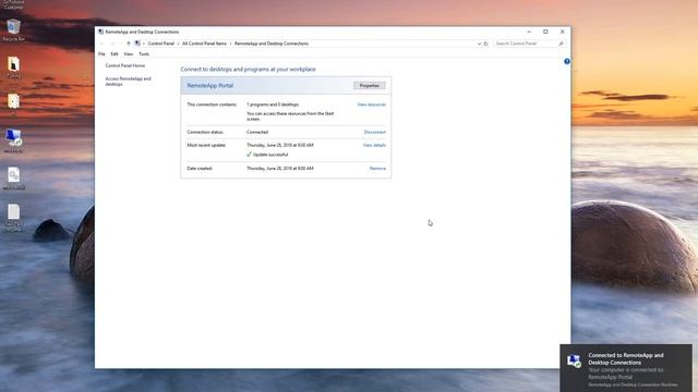 EBSNext Windows 10 RemoteApp Connect смотреть онлайн