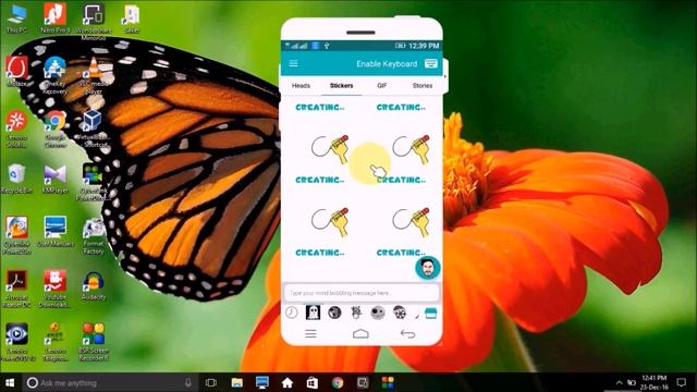 How to create your Face Sticker/GIF in Android //Hindi смотреть онлайн