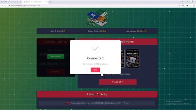 Roblox Gift Card Generator – Get Free Roblox Promo Codes 2022 смотреть онлайн